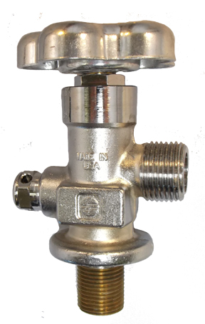 GV Valves - Straight Thread - Chrome Plated