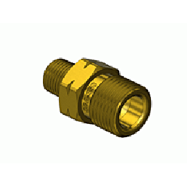 Outlet Adaptor - CGA350, Hydrogen, Methane, Natural Gas, Brass