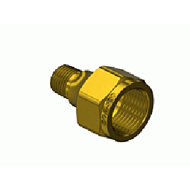 Outlet Adaptor - CGA500, Medical Gas Mixtures, Brass