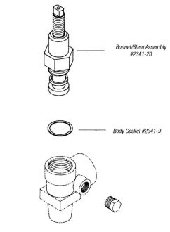 Replacement Parts Kit - Sherwood 2341 Series Liquid Withdraw Valves