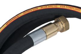 2520FDA Elastomertic 2" ID - 450 PSIG MAWP, Brass 2" CO2 CGA E/E, 20ft