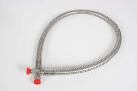 STAINLESS STEEL CRYOGENIC HOSE, INERT GAS, 10 FT