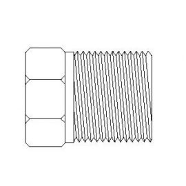 Plug, 1/2" NPT, 3000 PSIG