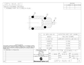 GRPV Piston Assembly Kit - GRPV-NVA-KIT