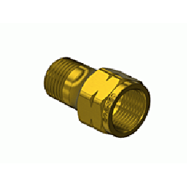 Outlet Adaptor - CGA510, Acetylene, Natural Gas, Propane, Brass