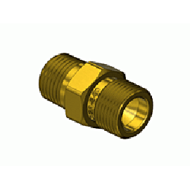 Outlet Adaptor - CGA540, Oxygen, Brass