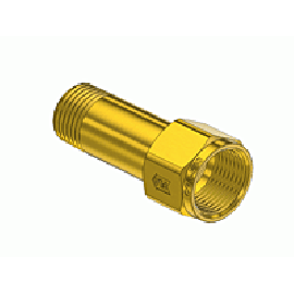 Outlet Adaptor - CGA580, Argon, Helium, Nitrogen, Brass