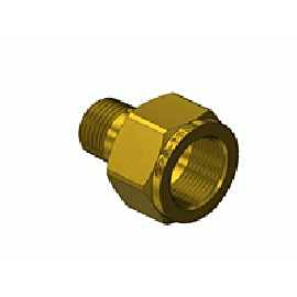 Outlet Adaptor - CGA622, Carbon Dioxide for Liquid Withdrawal, Brass