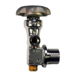 DF-1/4-18 NPT; 1-1/8 UNF; No PRD; Hi Flow; PCTFE; Nickel Plated