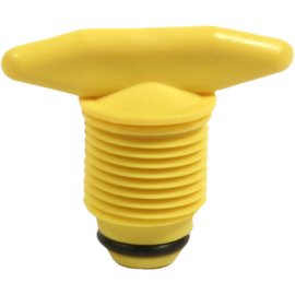 Yellow Propane Plug + Strap - 50 PACK