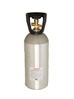 10 LB - CO2 (Carbon Dioxide) cylinder with valve, shipped empty