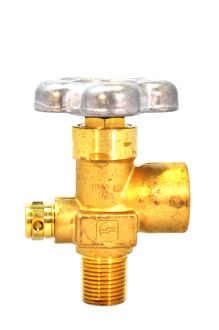 CGA 580 Valve ; 1/2 NGT; CG1 PRD - GV58041-28