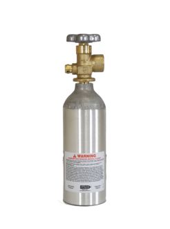 Industrial Gas Cylinder with CGA 580 valve inserted - 4.0 cu ft