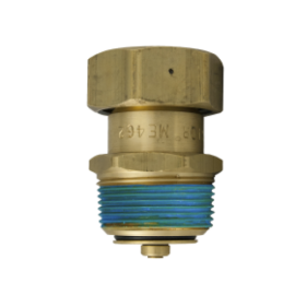 Liquid Withdrawal Tank Valve 1-1/4" MNPT W/Cap - Brass - PVE5137