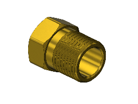 Western #AW-14A - Inert Arc Hose Nut, B SIZE, 5/8-18RH-EXT