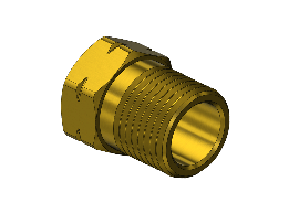 Western #AW-14 - Inert Arc Hose Nut, B SIZE, 5/8-18LH-EXT