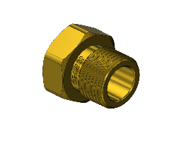 Western #500-2 - Hex Nut, 500, .880-14NGO RH-EXT