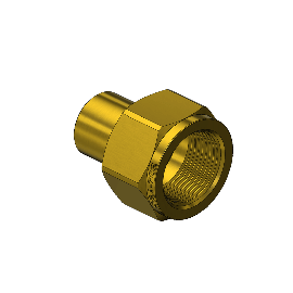 Outlet Adaptor - CGA702, Air, Brass