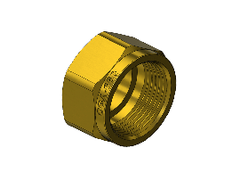 Western #604 - Hex Nut, 660, 1.035-14NGO RH-INT