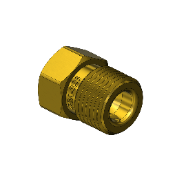 Outlet Adaptor - CGA326, Nitrous Oxide, Brass