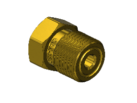 Western #CO-2-1 - Hex Nut,320,.825-14NGO RH-EX X 1/4NPTF