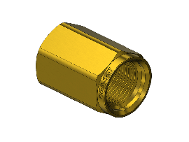 Western #347-2 - Hex Nut, 347, .830-14NGO RH-INT