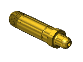 Western #283 - Nipple - Threaded Inlet, 280, 1/4NPTM, 2.5"LNG