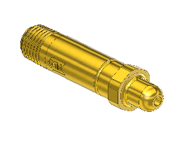 Check Valve Nipple, 280, 1/4NPTM, 2.5"LNG