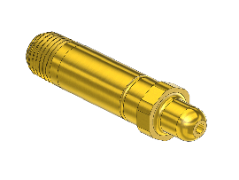 Nipple, 280, 1/4NPTM, 2.5"LNG.