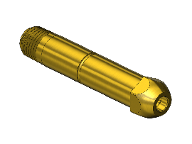 Western #29-3 - Threaded Inlet Nipple, 296, 1/4NPTM, 3"LNG