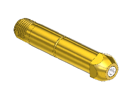 Western #29-3SF - Nipple with Filter, 296, 1/4NPTM, 3"LNG.