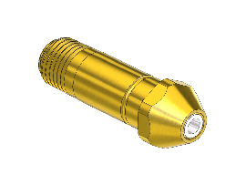 Western #16-3SF - Thread Inlet Nipple for Installed Filter, 300, 1/4NPTM, 2"LNG.