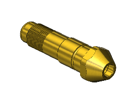 Western #16-4 - Nipple, 300, 1/2-27UNS, 2.25"LNG.