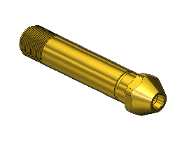 Western #16-6 - Nipple, 300, 9/16-25UNS-EXT, 3"LNG