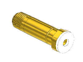 Western #CO-3 - Thread Inlet Nipple, 320, 1/4NPTM, 2"LNG