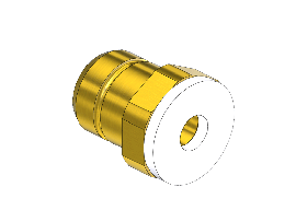 Western #CO-3M1 - Countersunk Nipple, 320, 1/4"RECESS