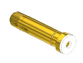 Western #CO-4CV - Check Valve Nipple, 320, 1/4NPTM, 2.5"LNG