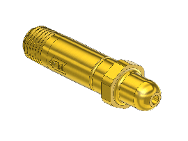 Western #83-CV - Check Valve Nipple, 350, 1/4NPTM, 2.5"LNG