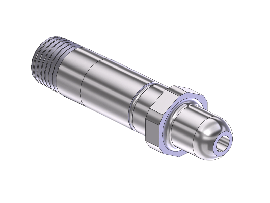 Nipple, 2.5" CGA 350 NIPPLE for Installed Filter