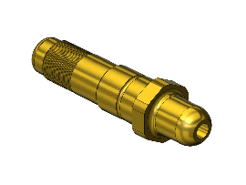 Western #86 - Threaded Inlet Nipple, 350, 1/2-27UNS, 2.5"LNG.