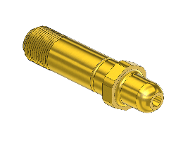 Western #84-SF - Threaded Inlet Nipple for Installed Filter, 350, 9/16-25UNS, 2.5"LNG.