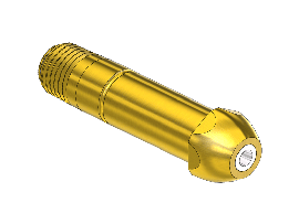 Western #15-8SF - Thread Inlet Nipple for Installed Filter,500/510/580/590,1/4NPTM,2.5"L