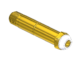 Western #615-3T - Handtight Nipple, 510/580/590, 1/4NPTM, 3"LNG