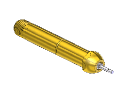 Nipple - Residual Pressure Valve,CGA500,510,580&590,MONEL PIN