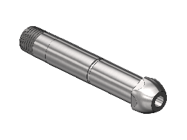 Nipple,500/510/580/590,1/4NPTM,3.5"L