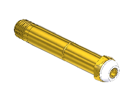 Nipple,500/510/580/590,1/4NPTM,3.5"L