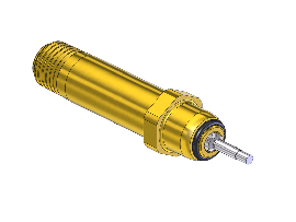 Nipple - Residual Pressure Valve, 540, W/O-RING, MONEL PIN