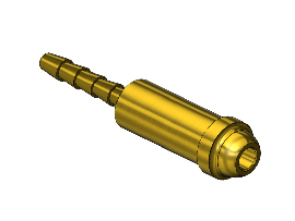 Western #AW-16 - Inert Arc Barb Hose Nipple, B SIZE, 1/8"ID