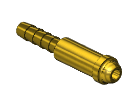 Western #AW-17 - Inert Arc Barb Hose Nipple, B SIZE, 1/4"ID