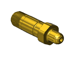 Threaded Inlet Nipple, 326, 1/4NPTM, 2.125"LNG